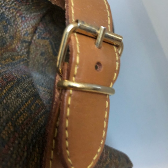 VINTAGE Pelicano leather bag, paisley design - Picture 7 of 9